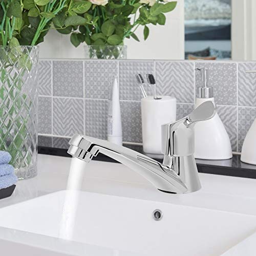 Wasserhahn, Zinklegierung Nichtrostender Einhebelhahn Wasserhahn Haushaltswasserhahn, für Badezimmer Badezimmerausstattung Wasserhahn und Zubehör Spülbecken S Wasserhahn, Zinklegierung Nichtrostender Einhebelhahn Wasserhahn Haushaltswasserhahn, für Badezimmer Badezimmerausstattung Wasserhahn und Zubehör Spülbecken S von banapoy