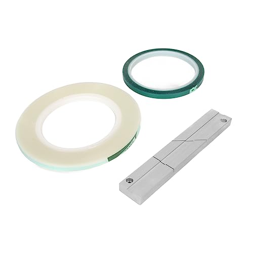 banapoy 1/4 10 Zoll Klebeband Block Set, Professionelles Klebeband Block mit Spleißklebeband Open Reel Spleißkit für Revoxsonido 1/4 10 Zoll Offene Rolle, um Klebebandmedien zu Rollen von banapoy
