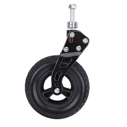 banapoy 7 Zoll Caster Wheel, PP Hub PU Rolling Caster Wheel Soild -Reifen mit Stoßdämpferungsfeder, für Einkaufswagen, Ladungskapazität 165,3lb von banapoy