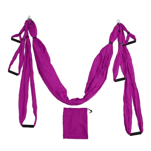 banapoy Aerial Yoga Schaukel Set, Anti Schwerkraft verstellbares Trapez-Yoga-Hängematten-Set, Aerial Flying Sling-Set für Outdoor- und Indoor-Inversion. Verbessern Sie Ihre Flexibilität. von banapoy