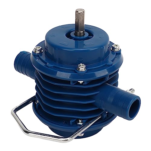 banapoy Handbohrmaschine Wasserpumpe, tragbare elektrische Bohrmaschine Pumpe selbstansaugend Wasser-Transfer-Pumpe passt 3/4 Schlauch, Handbohrer angetriebene Pumpe Garten Bewässerung von banapoy