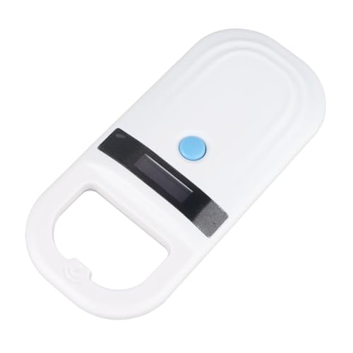 banapoy Mikrochipscanner für Haustiere, Tier Tag Scanner mit 128 Datenspeichern, ID Chip Tag Lesegerät für Hunde Pferde Katzen Schweine für ISO11784 oder 11785, FDX B und EMID, Mikrochip von banapoy