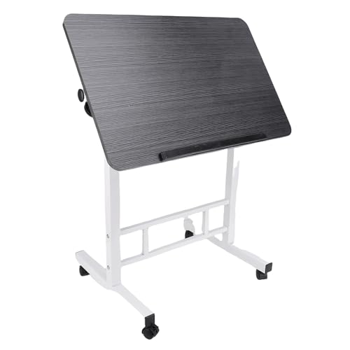 banapoy Mobiler Stehschreiber, Sit und Stand up Laptop Tisch mit Abschließbaren Rädern, Einstellbare Höhe 23.62 Bis 31.50", Rolling Gaming Desktop Workstation Cart für Home Office (Schwarz gebürstet) banapoy Mobiler Stehschreiber, Sit und Stand up Laptop Tisch mit Abschließbaren Rädern, Einstellbare Höhe 23.62 Bis 31.50", Rolling Gaming Desktop Workstation Cart für Home Office (Schwarz gebürstet) von banapoy