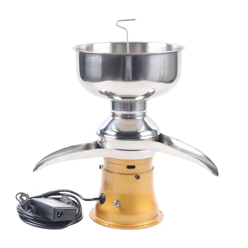 banborba Elektrischer Milchcremeabscheider, 50 L/H Elektrische Milchzentrifuge Separator Milch Zentrifuge Milchseparator, Elektrischer Milchabscheider für Bauernhaus, 5L Milchschüssel von banborba