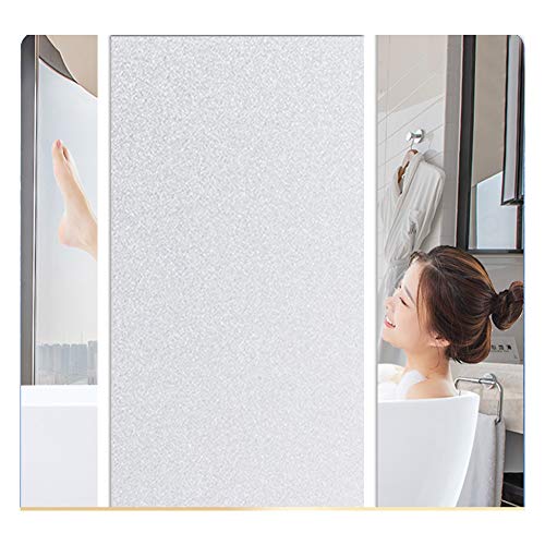 bandezid Fensterfolie Selbstklebend Milchglasfolie Blickdicht Sichtschutzfolie Fenster Anti-UV Statische Folie Milchglas für Büro oder Zuhause milchglasfolie-Matt 0,7x10m von bandezid
