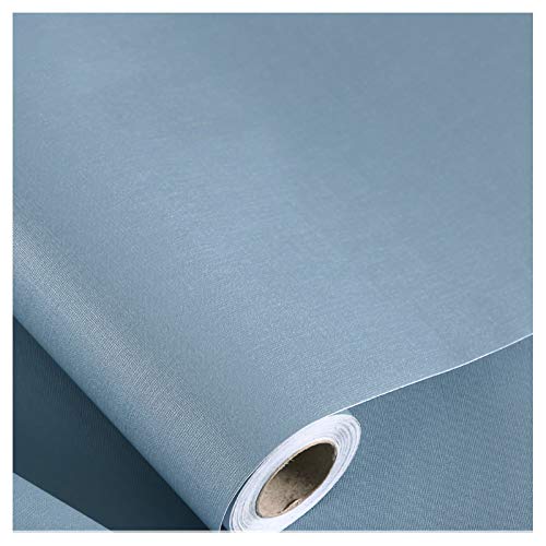 bandezid Möbelfolie Selbstklebend Tapeten Folie Türfolie Selbstklebende Klebefolie Folie für Möbel Tür Fensterbank Schrank Schminktisch DIY-Lake Blue 122cm*5m von CUHAWUDBA