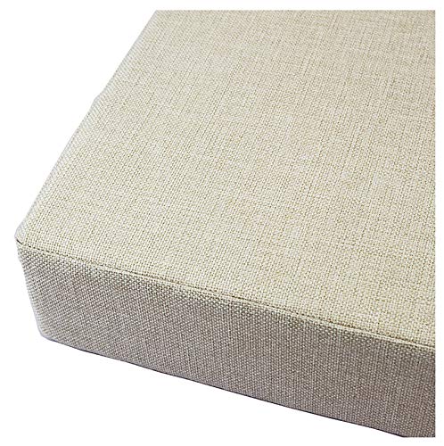 bandezid Sitzkissen Bankkissen Bankauflage Garderobensitzbank Dekokissen Schuhbank Sitzkissen für Garderobensitzbank Schuhbank 2 3er Sitzkissen Bank-Light Beige 60x35x5cm(23x14x2in) von bandezid