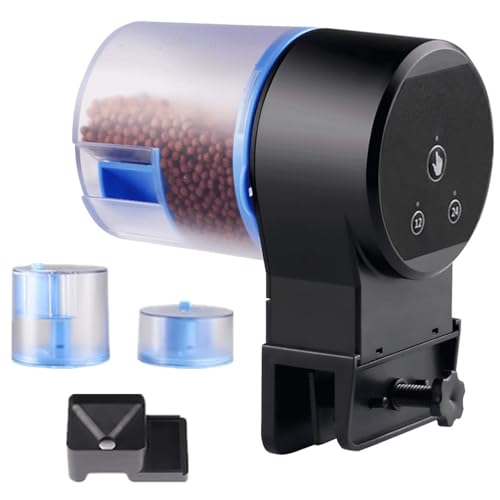 Futterautomat für Aquarium Automat Fische Futterspender Automatischer Fischfutterspender mit Timer Fischfutter Feeder Fisch Futterautomaten für Fischtank Batteriebetrieben (Batterie Nicht enthalten) Futterautomat für Aquarium Automat Fische Futterspender Automatischer Fischfutterspender mit Timer Fischfutter Feeder Fisch Futterautomaten für Fischtank Batteriebetrieben (Batterie Nicht enthalten) von bangminda