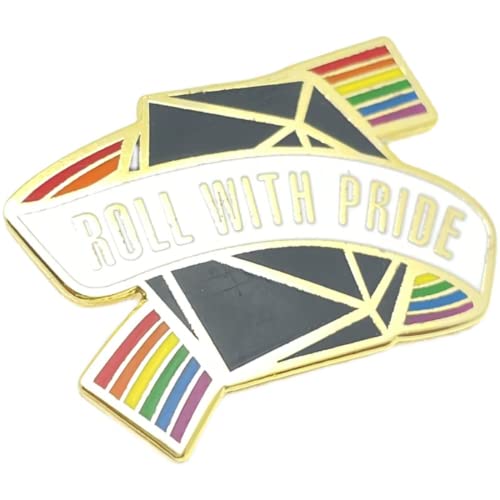 LGBTQ-Zubehör Trans Pride Pins "Roll with Pride" Transgender-Sachen Bisexuell Homosexuell Lesben Flagge Pins Geschenke für Paare Valentinstag von bangyao