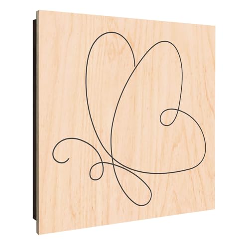 banjado Design Schlüsselkasten Holz für 50 Schlüssel - Schlüsselbox mit bedruckter Holzfront - Korpus schwarz 30 x 30cm groß - Schlüsselaufbewahrung mit Motiv Schmetterling Lineart 2 banjado Design Schlüsselkasten Holz für 50 Schlüssel - Schlüsselbox mit bedruckter Holzfront - Korpus schwarz 30 x 30cm groß - Schlüsselaufbewahrung mit Motiv Schmetterling Lineart 2 von banjado