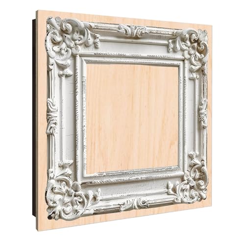 banjado Design Schlüsselkasten Holz für 50 Schlüssel - Schlüsselbox mit bedruckter Holzfront - Korpus schwarz Scharnier Links 30 x 30cm groß - Schlüsselaufbewahrung Motiv Antiker Bilderrahmen banjado Design Schlüsselkasten Holz für 50 Schlüssel - Schlüsselbox mit bedruckter Holzfront - Korpus schwarz Scharnier Links 30 x 30cm groß - Schlüsselaufbewahrung Motiv Antiker Bilderrahmen von banjado