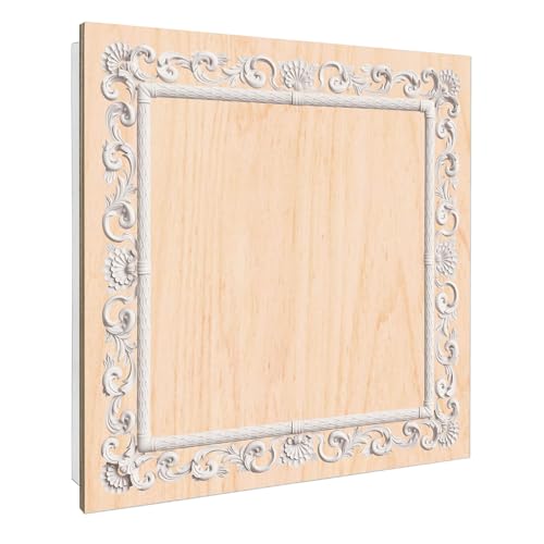 banjado Design Schlüsselkasten Holz für 50 Schlüssel - Schlüsselbox mit bedruckter Holzfront - Korpus weiß Scharnier Links 30 x 30cm groß - Schlüsselaufbewahrung Motiv Barocker Bilderrahmen banjado Design Schlüsselkasten Holz für 50 Schlüssel - Schlüsselbox mit bedruckter Holzfront - Korpus weiß Scharnier Links 30 x 30cm groß - Schlüsselaufbewahrung Motiv Barocker Bilderrahmen von banjado