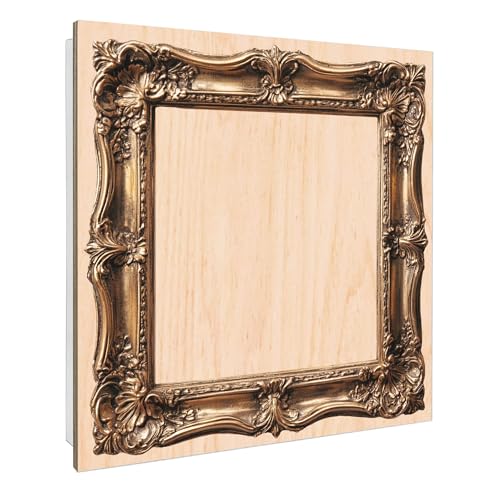 banjado Design Schlüsselkasten Holz für 50 Schlüssel - Schlüsselbox mit bedruckter Holzfront - Korpus weiß Scharnier rechts 30 x 30cm groß - Schlüsselaufbewahrung Motiv Antiker Bilderrahmen 2 banjado Design Schlüsselkasten Holz für 50 Schlüssel - Schlüsselbox mit bedruckter Holzfront - Korpus weiß Scharnier rechts 30 x 30cm groß - Schlüsselaufbewahrung Motiv Antiker Bilderrahmen 2 von banjado