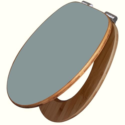 banjado Design WC Sitz Bambus Absenkautomatik 45,8x37,5cm / Toilettendeckel mit Absenkautomatik Holz/hochwertiger Bambus Klodeckel/WC-Sitz für gängigen Toiletten/Farbe Grau banjado Design WC Sitz Bambus Absenkautomatik 45,8x37,5cm / Toilettendeckel mit Absenkautomatik Holz/hochwertiger Bambus Klodeckel/WC-Sitz für gängigen Toiletten/Farbe Grau von banjado