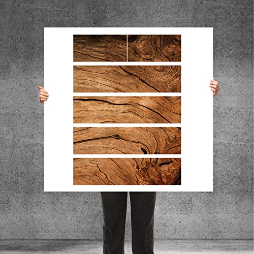banjado® Möbelfolie selbstklebend für die IKEA Malm Kommode 6 Schubladen - Schrankfolien selbstklebend mit Motiv Trockenes Holz/Möbelfolie Malm für Kinder banjado® Möbelfolie selbstklebend für die IKEA Malm Kommode 6 Schubladen - Schrankfolien selbstklebend mit Motiv Trockenes Holz/Möbelfolie Malm für Kinder von banjado