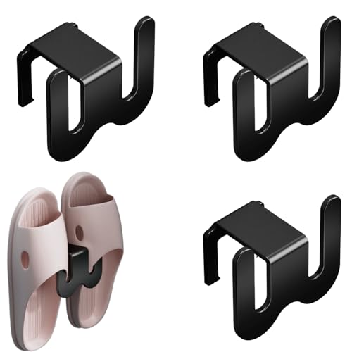 Banjiabb 3 Stück Schuhhalter Wand - Schuhregal Wandmontage, Tür Hängend - Metall Schuhaufbewahrung (Schwarz) Banjiabb 3 Stück Schuhhalter Wand - Schuhregal Wandmontage, Tür Hängend - Metall Schuhaufbewahrung (Schwarz) von banjiabb