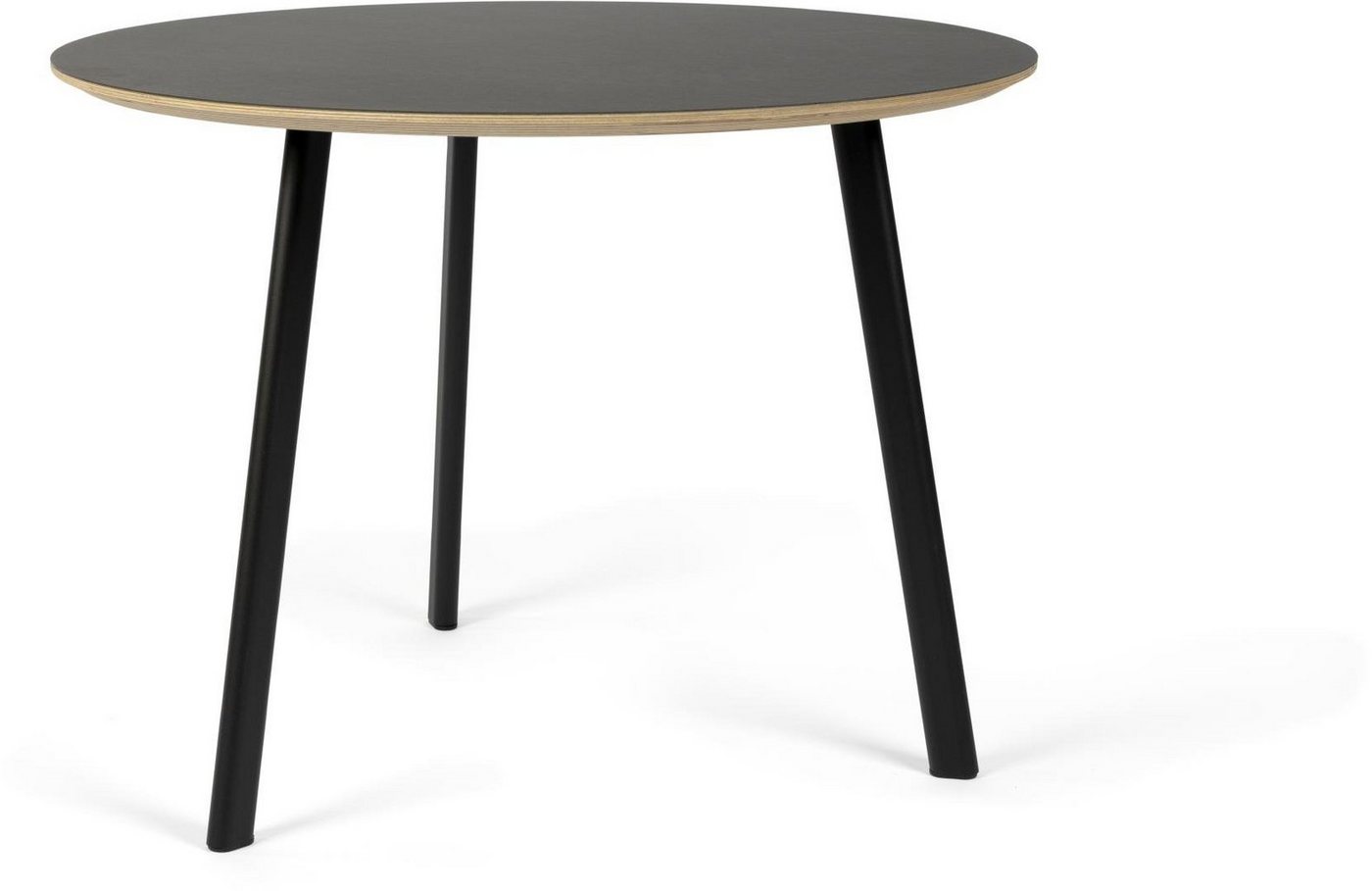 banne Esstisch Esstisch RUND Nero Ø 120 cm von banne Platte mit Linoleum Beschichtung schwarz 4023 Objektqualität banne Esstisch Esstisch RUND Nero Ø 120 cm von banne Platte mit Linoleum Beschichtung schwarz 4023 Objektqualität von banne