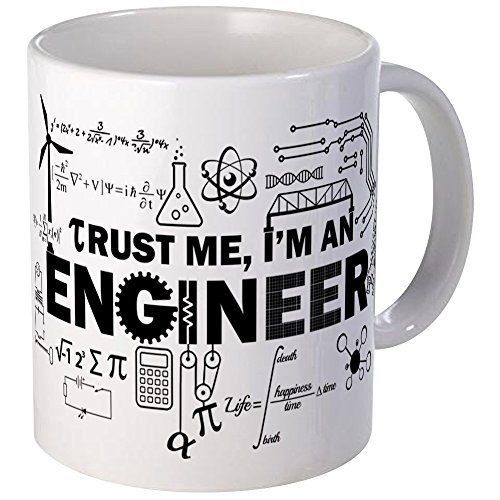 banytree Lustige Tasse mit Aufschrift Trust Me I'm An Engineer, einzigartige Kaffeetasse/Teetasse von banytree