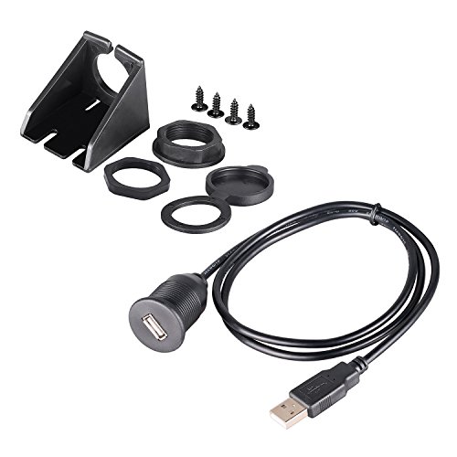 USB Panel Flush Mount Cable - Bolongking 2 Meters Length USB to USB Female Extension Socket Panel Flush Mount For Car, Boat and Motorcycle USB Panel Flush Mount Cable - Bolongking 2 Meters Length USB to USB Female Extension Socket Panel Flush Mount For Car, Boat and Motorcycle von baolongking