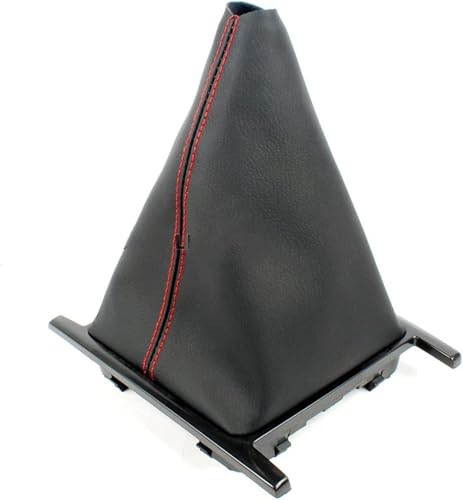 Auto-Schaltknauf Für VW für Amarok 2010-2015 Auto-Styling 6 für Geschwindigkeit Schalthebel Schaltknauf(Red Gear Boot) von baoquan