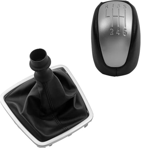 baoquan Auto-Schaltknauf Für Laguna MK3 2007–2015 6 für Geschwindigkeit Schaltknauf Gamasche Boot Cover(2) von baoquan