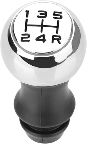 baoquan Auto-Schaltknauf Für Peugeot Hebel Shifter Griff Stick Auto MT Schaltknauf(Schwarz) von baoquan
