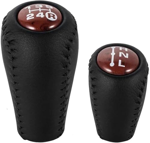 baoquan Auto-Schaltknauf Für Toyota für land für cruiser Schaltknauf 5 für geschwindigkeit Manuelle Übertragung Leder(Brown Set) von baoquan