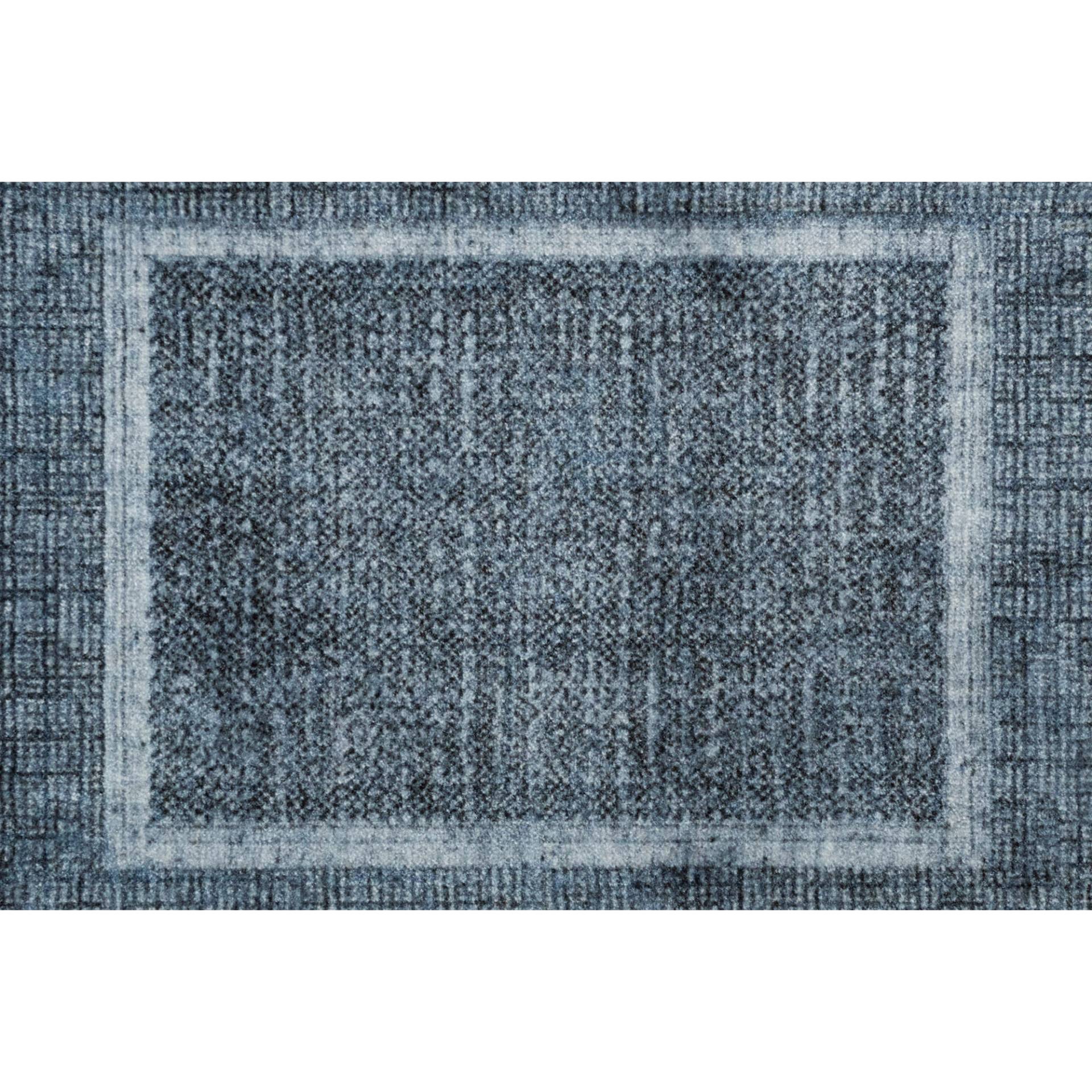 Barbara Becker Fußmatte 'BB Square' trueblue 50 x 70 cm von barbara becker