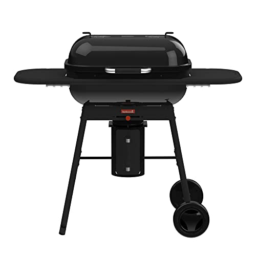 barbecook Magnus Premium Holzkohlegrill BBQ mit Gusseisenrost und 2 Seitentische, Grillen für 14 Personen, 85x64x110cm von barbecook