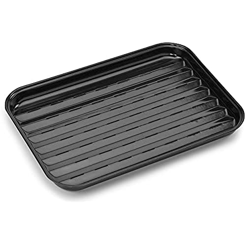 Barbecook Wiederverwendbare Grillschale, smoker und gasgrill zubehör, schwarz, rechteckig, 34.5x24x3cm, 1 - Pack von barbecook