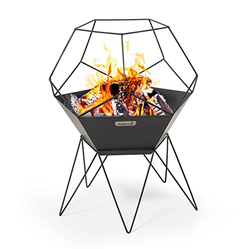 Barbecook Jura feuerkorb Garten klein, terassen Dekoration, schwarz, 42 x 70 cm von barbecook