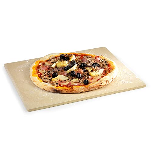 Pizzastein feuerfeste Keramik 1,2 cm dick passend für Grill Siesta & Quisson, Beige von barbecook