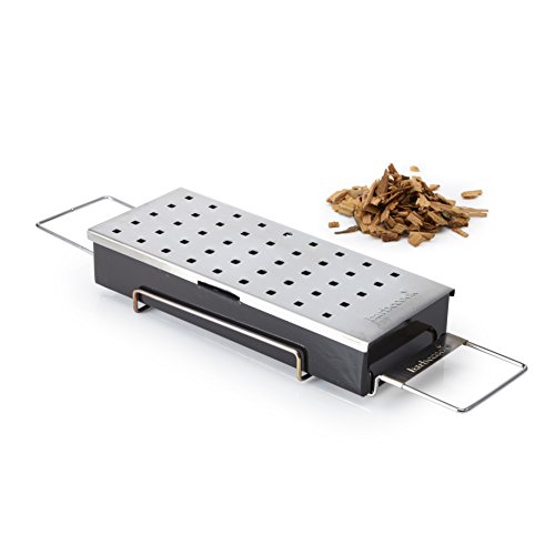 Räucherbox Edelstahl für Räucher-Chips verleiht Fleisch Fisch Rauch-Auroma Universal geeignet Holzkohlegrill Gas-Grill Räucherbox Edelstahl für Räucher-Chips verleiht Fleisch Fisch Rauch-Auroma Universal geeignet Holzkohlegrill Gas-Grill von barbecook