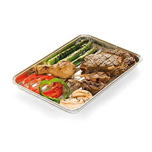 barbecook Einmalgrillschale Grillzubehör, grau, 32x2x24 cm von barbecook