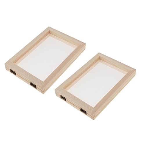 barenx 2 Stück Holzpapier für die Herstellung von Formenrahmen für Papierbastelarbeiten von barenx