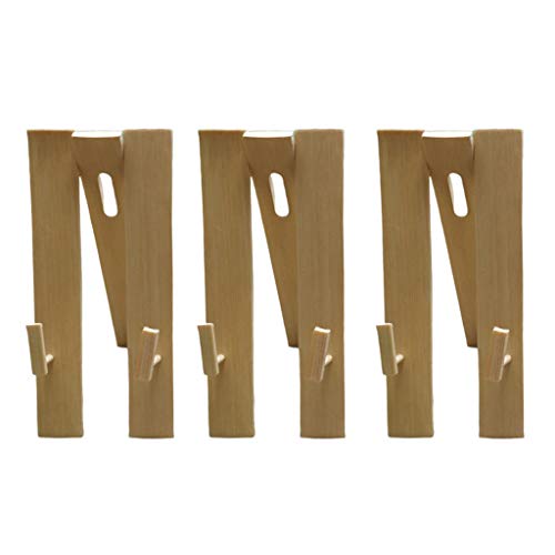 barenx 3er Pack Verstellbarer Fächerständer aus Bambus zum Aufstellen von dekorativen Fächern, Handfächern, Sommerfächern - Fächerständer aus Holz von barenx