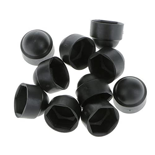 barenx 4 x 10 Stück M8 x 14 mm Kunststoff Kuppelmutter Schutzkappen Sechskantmutter von barenx