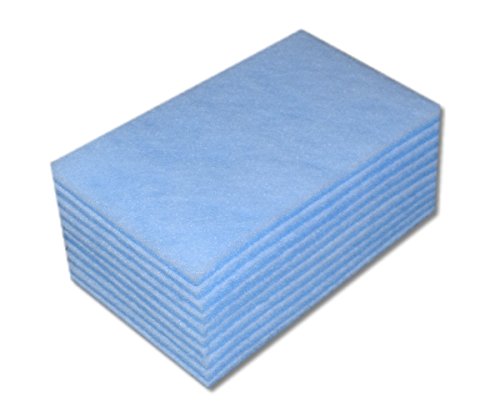 10 baselines alternativ Filtermatten G4, Blau - Weiß für Maico WS 170 Typ WSG 170, Filtermatten KWL von baselines