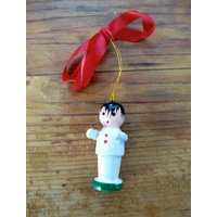 Vintage Holzpuppe Weihnachtsschmuck Vintage Holzpuppe Weihnachtsschmuck von basicallyBaca