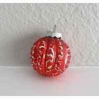 Vintage Rotes Glas Ornament Von Shiny Bright Vintage Rotes Glas Ornament Von Shiny Bright von basicallyBaca