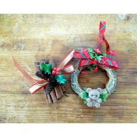 Zimtstab Und Kranz Weihnachtsschmuck von basicallyBaca