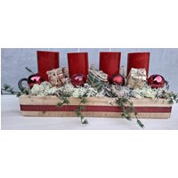 Adventsgesteck Länglich, Adventsgesteck Länglich Haltbar, Adventsgesteck Wiederverwertbar, Adventskranz Mehrjährig, Adventskranz Haltbar Adventsgesteck Länglich, Adventsgesteck Länglich Haltbar, Adventsgesteck Wiederverwertbar, Adventskranz Mehrjährig, Adventskranz Haltbar von basteleva