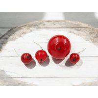 Weihnachtsäpfel Rot Deko-Äpfel 20 Stück Verschiedene Größen von bastelixEU