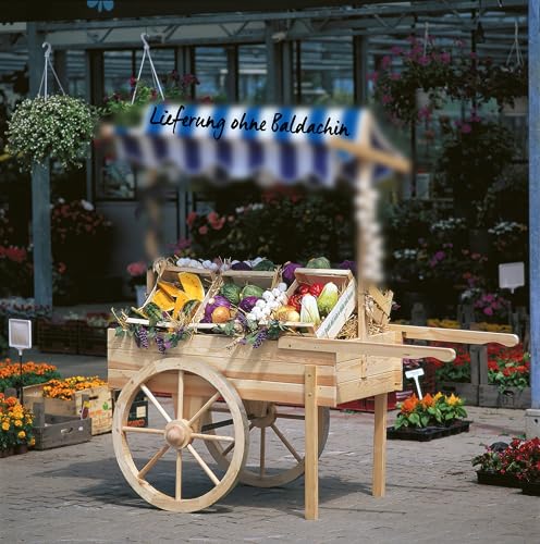 Marktwagen/Dekowagen/Holzwagen ohne Baldachin, Holz | Höhe 184 cm von batania