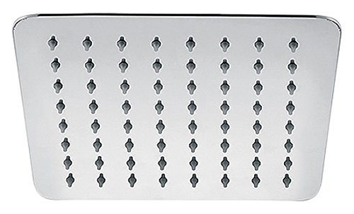 bath & more 150012405 Kopfbrause Quadrat, 200x200mm, Edelstahl hochglanzverchromt von bath & more