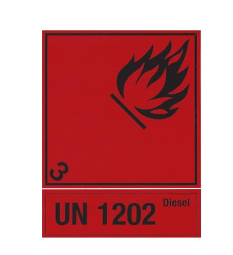 Aufkleber für Benzinkanister: 'Diesel' von bauCompany24