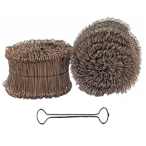 bauCompany24 Betonbindedraht 1,0 x 140 mm, Bronze, Metall, Draht, 1000 Stück, für Betonbewehrungen und Säcke bauCompany24 Betonbindedraht 1,0 x 140 mm, Bronze, Metall, Draht, 1000 Stück, für Betonbewehrungen und Säcke von bauCompany24