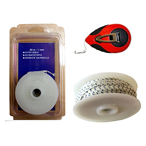 bauCompany24 Schlagschnur 30 m, für Schlagschnurgerät 'Cosmos-Line' von bauCompany24