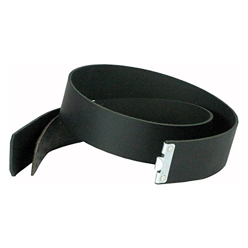 bauCompany24 Lederkoppel 130 cm x 42 mm, Schwarz von bauCompany24