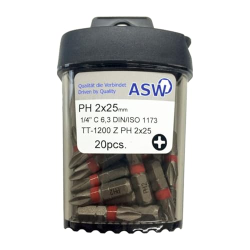 Schraubklingen/Bitbox 'ASW' PH-1 / Dose a 20 Stück von bauCompany24